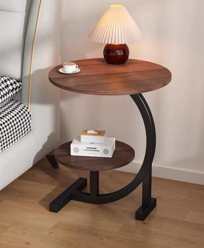 Homeland Design your Heritage Portable Laptop Table, Light Weight, Modern, Attachable to Bed and Sofa, Side Table, Night Stand, Small Coffee Table (105-HJ-HTM)