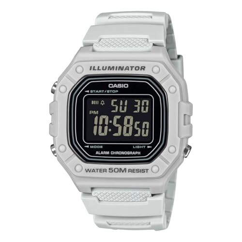 Casio Youth W-218H-8BVDF Digital Black Dial Unisex (D395)