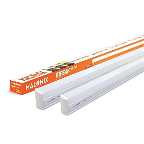 Click to enlarge Halonix 20W LED Batten / Led Tubelight | 4-ft Tubelight for Living Room & Bedroom | Cool day light | Pack 2