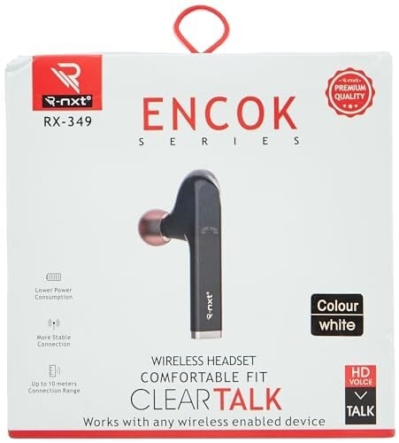 Rx-349 Encok Series,in-Ear,Wireless,Black
