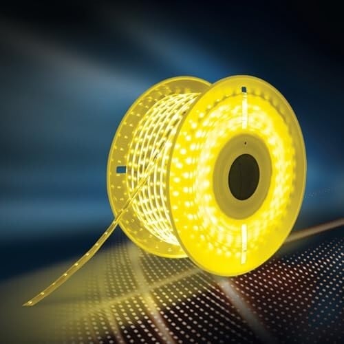 Panasonic 20 Meter LED Rope Light | IP65 Water-Proof Strip Light with 120 LED/Meter & 1 Year Warranty (Warm White, Pack of 1)