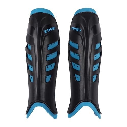 Click to enlarge Shrey Meta Shin Guards for Hockey (Black, M)