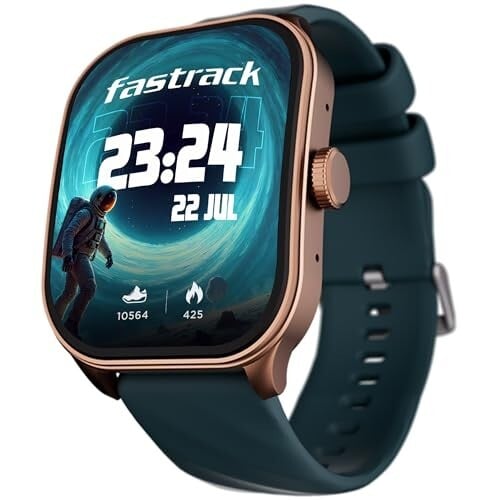 Click to enlarge Fastrack Limitless FS2 Pro Smartwatch|1.96" Super AMOLED Arched Display|200+ Watchfaces,Teal