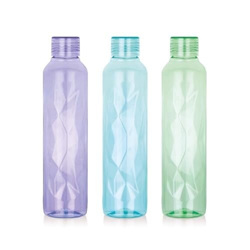ATTRO Elite 1000ml Plastic Water Bottle Set of 3 Assorted [16% Coupon]