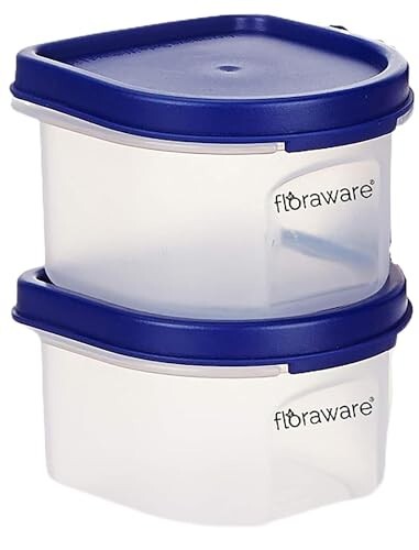 Floraware Modular Plastic Storage Containers(Blue, Small)
