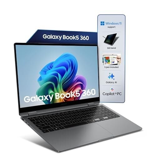 Samsung Galaxy Book5 360, Intel Evo Core Ultra 5 226V, Built-in AI | @102250 Using SBI CC