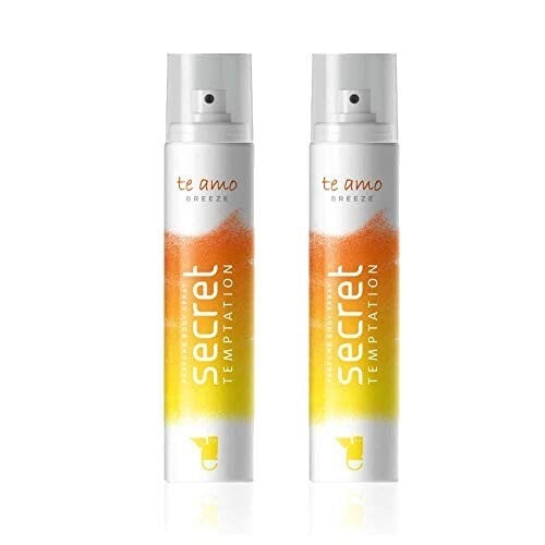 Secret Temptation Te Amo Breeze Perfume Body Spray Combo for Women, Pack of 2 (120 ml each)