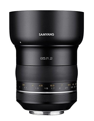 Samyang XP 85mm F1.2 Lens for Canon AE, Black