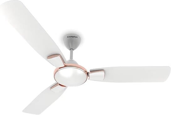 Crompton Highspeed Toro 1200 mm Designer Ceiling Fan | BEE Star Energy Rating | Anti-Dust | Active Power Technology | Upto 50% Less Heating | 2 Year Manufacturer Warranty | Silver Magic Whit...