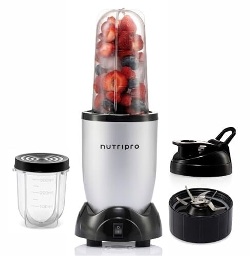 NutriPro 500 Watts Compact Personal Blender & Chutney Grinder + 2-Year Warranty