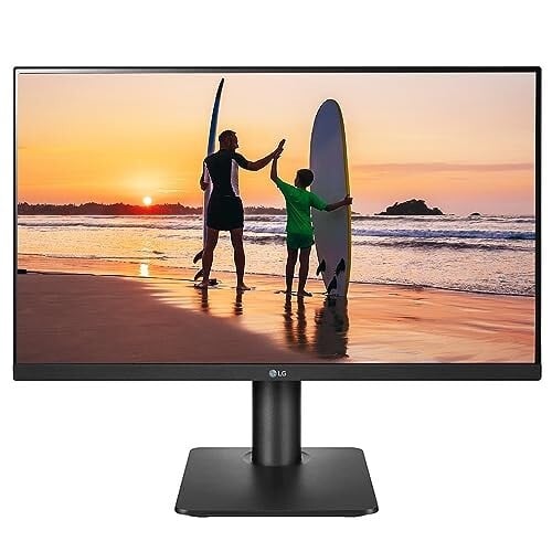 LG 24 inch (60.4 cm) IPS FHD (1920 x 1080 Pixels), HDR 10, Height Adjust 24MP450