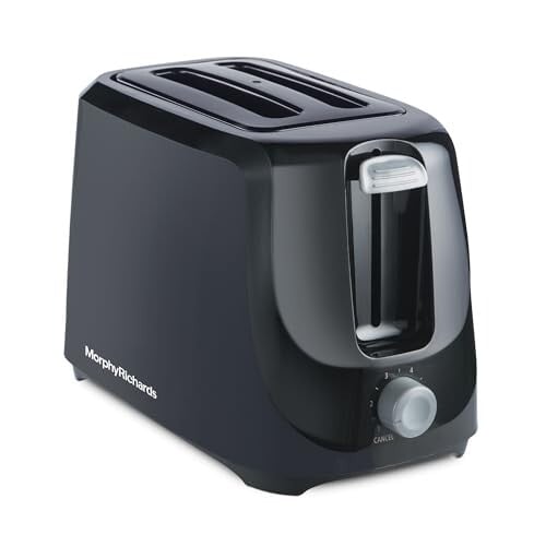 Morphy Richards AT 200 Bread Toaster|700W Toaster 2 slices|Black