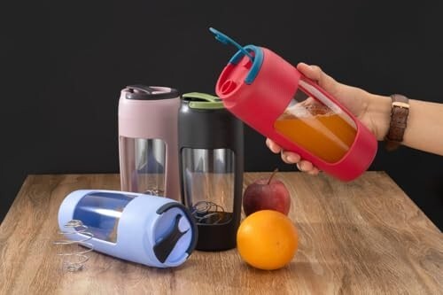 Shake N Juice Bottle for Protein Shake (700ml) (Multicolors) [30% Coupon]
