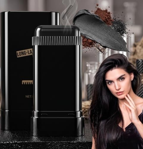 Click to enlarge New Hair Color Comb Stick, Waterproof and Sweat-Proof Instant Hair Dye Stick Grey Hair Coverage for Men & Women, Easy Application (BLACK
