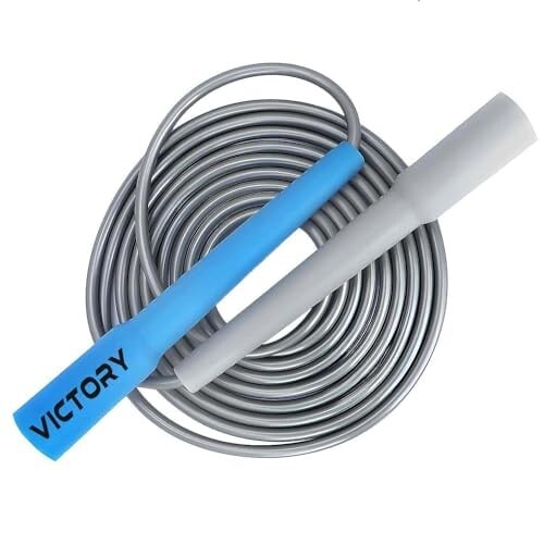 Apply 3% Coupon | VICTORY Adjustable Skipping Rope – Blue