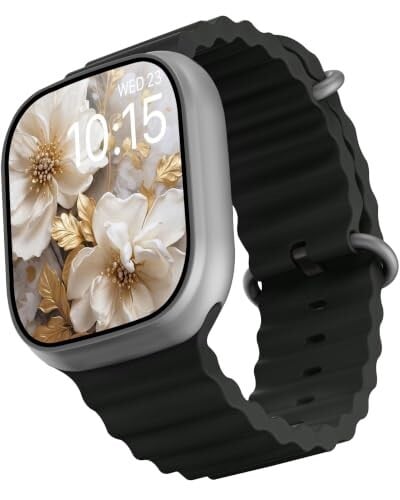 Click to enlarge Vaku Luxos® Premium Bluetooth Calling Smartwatch with 1.99" HD Screen, Heart Rate & ECG Monitor, Sleep Tracker, 10+ Sports Modes, Unlimited Watch Faces, Smart Notifications, Silicone Strap - Black