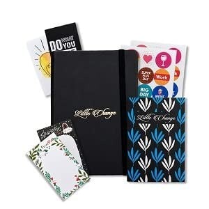 Amazon Basics Undated 2026 Planner (A5, Black)