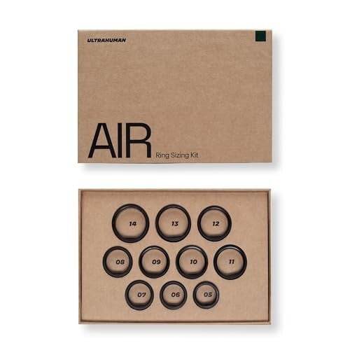 ULTRAHUMAN Ring AIR Sizing Kit | Choose from Sizes 5-14 | Si