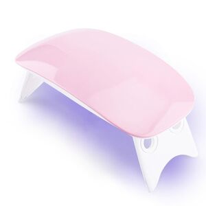 Gleva UV LED Nail Dryer Foldable Mini Lamp, Portable Travel Size Curing Light for Quick Drying Nail Polish Lamp for Home Travel Nail Salon for Women's & Girls (Assorted)