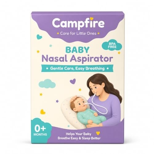 Campfire Baby Nasal Aspirator for Newborn & Infants [Apply 10% coupon]
