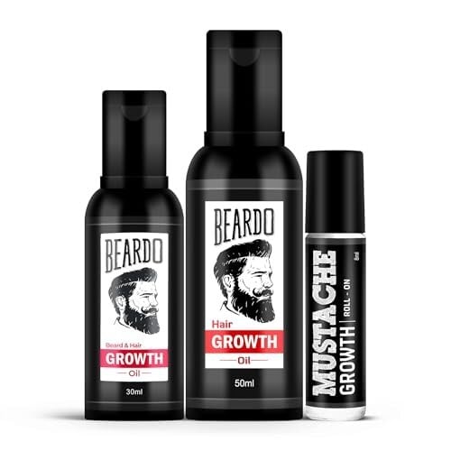 BEARDO Beard Growth Kit for Men(Pack of 3)