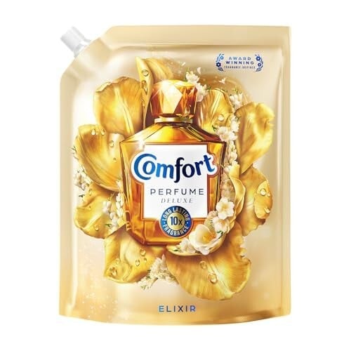 Comfort Perfume Deluxe Elixir 1.8L Pouch - Luxury fragrance For your clothes, Liquid, Floral