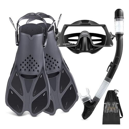 Cockatoo SS01- Snorkel Set for Adults with Mask