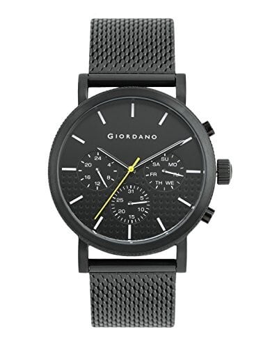 Click to enlarge Giordano Analog Black Dial Men's Watch - 1826-33