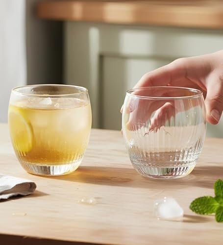 Yera Prima Zest Whisky/Scotch/Water Glasses- 345 ml Each -Set of 6 pcs | for Daily use & Gifting