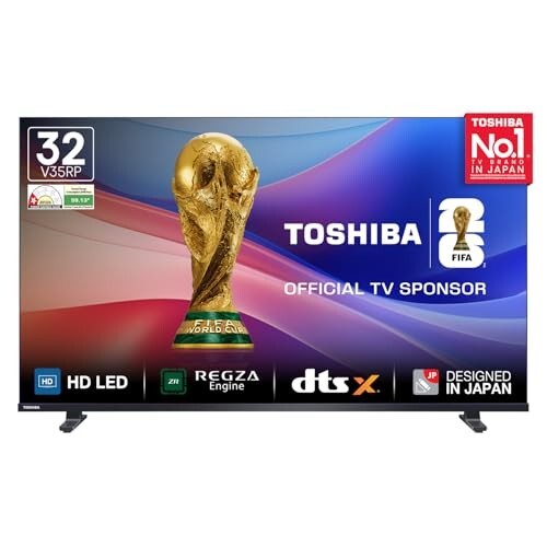 Toshiba 80 cm (32 Inches) HD Ready Smart LED TV | Dolby Audio & DTS Virtual:X (Black)