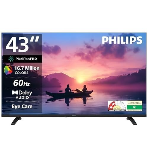 Click to enlarge PHILIPS 108 cm (43 inches) 6100 Series Frameless Full HD Smart LED Google TV 43PFT6130/94