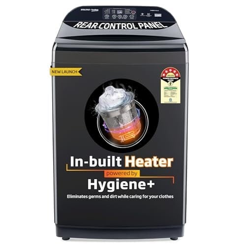 Voltas Beko, A Tata Product 9 Kg 5 Star Fully-Automatic Top Loading Washing Machine