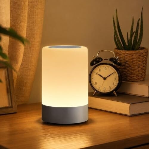 One94Store Touch Control LED Table Lamp – USB Rechargeable, Touch Control Night Light