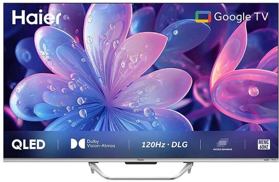 Haier 109 cm (43 inch) QLED Ultra HD (4K) Smart Google TV with Do...more