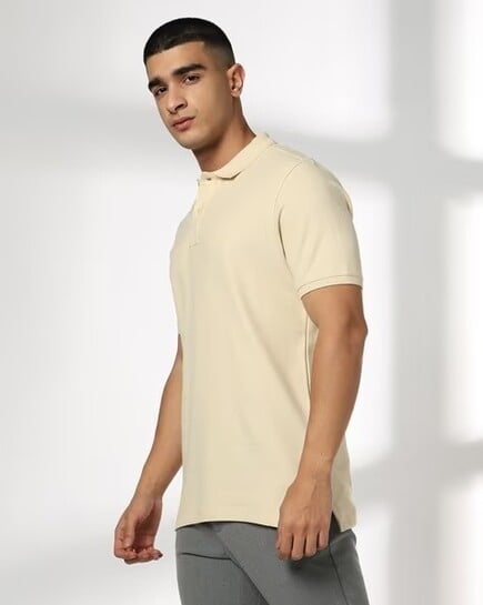 Click to enlarge Men Slim Fit Polo T-Shirt