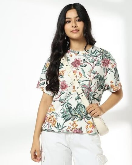 Click to enlarge 100% Breathable Cotton, Trendy Drop Shoulders, Roomy Fits & Cool Typography Prints!