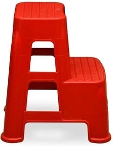 Nilkamal STURDY STEP STOOL RED STL21 Living & Bedroom Stool (Red,...more