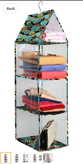 90% OFF! PrettyKrafts Hanging Rack – 3 Block Storage Organiser