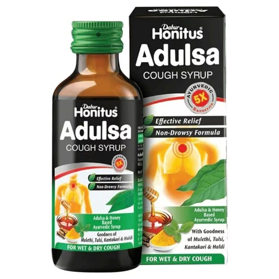 Buy Dabur Honitus Adulsa Cough Syrup 100 ml Online at Best Prices in India - JioMart