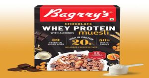 Bagrry's Whey Protein Muesli Chocolate- With 20g+ protein