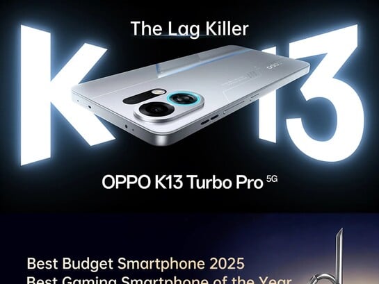 OPPO K13 Turbo Pro 5G (Silver Knight, 256 GB) (12 GB RAM)
