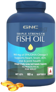 GNC 3X STRENGTH FISH OIL(REGULAR PRICE 700)