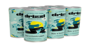 Drizzl Yuzu & Elderflower|Probiotic Soda |Supports Gut Health | Pack of 6