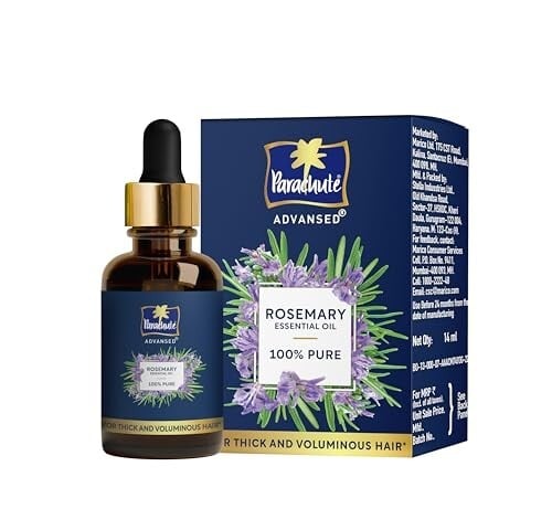 Parachute Advansed Rosemary Essential Oil | 100% Pure | Hair Growth & Hair Fall Control [40% Coupon]