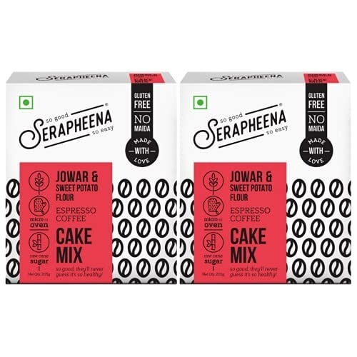 Serapheena Espresso Coffee Cake Mix, 205g x 2
