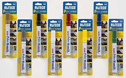 BAMBALIO Alteco (Japan) Oil Based Paint Marker Pack of 2 (Green)
