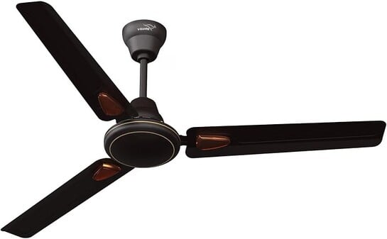 Click to enlarge V-Guard Windle Deco Bz 1200mm Ceiling Fan|370 RPM |Matte Brown