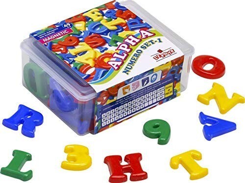 Negi Alpha Numero Set 1 Made of Plastic,Multicolor