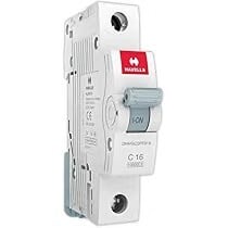 Havells DHMGCSPF016 PVC Plastic 16A MCB SP C Curve (White) : Amazon.in: Home Improvement