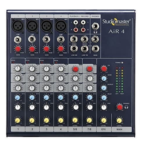 Studiomaster Professional AiR 4 compact mixer